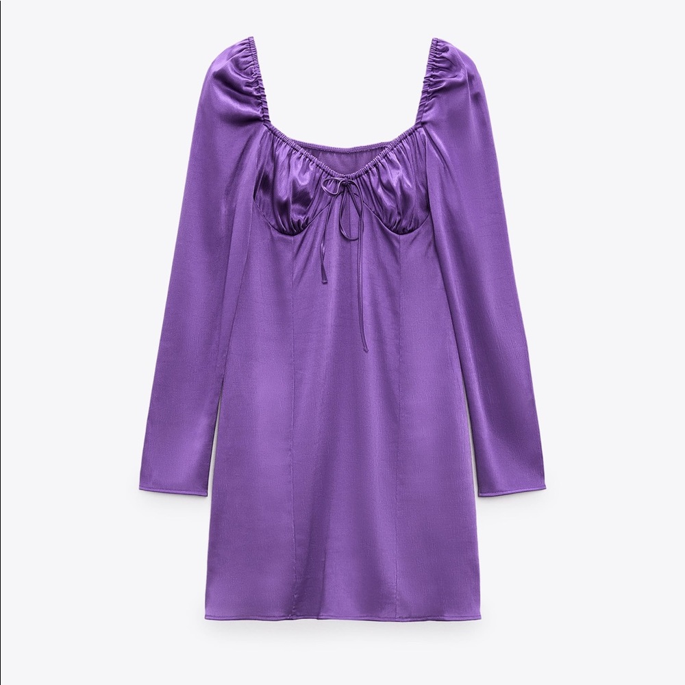 Zara satin dress